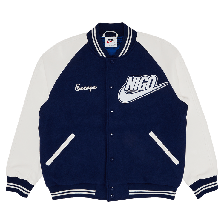 Nike x Nigo NRG Varsity Jacket "Navy"