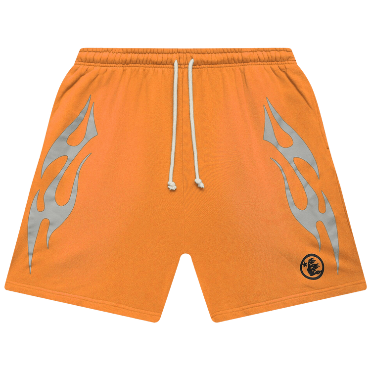 Hellstar Flame Shorts "Orange"