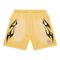 Hellstar Flame Shorts "Yellow"