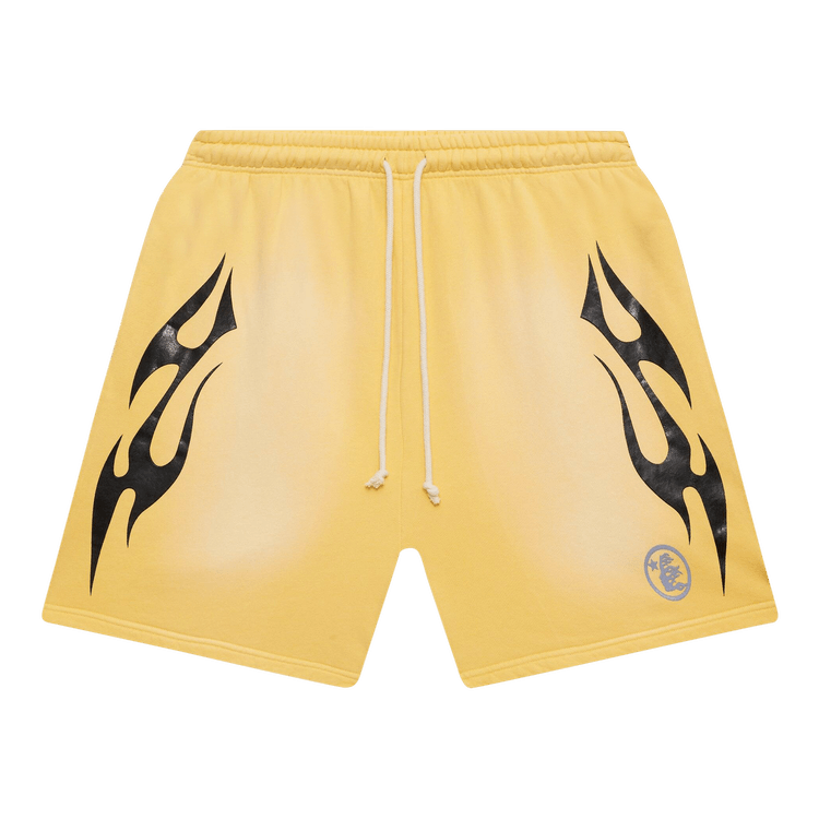 Hellstar Flame Shorts "Yellow"