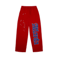 Sp5der Atlanta Open Leg Sweatpant "Red"