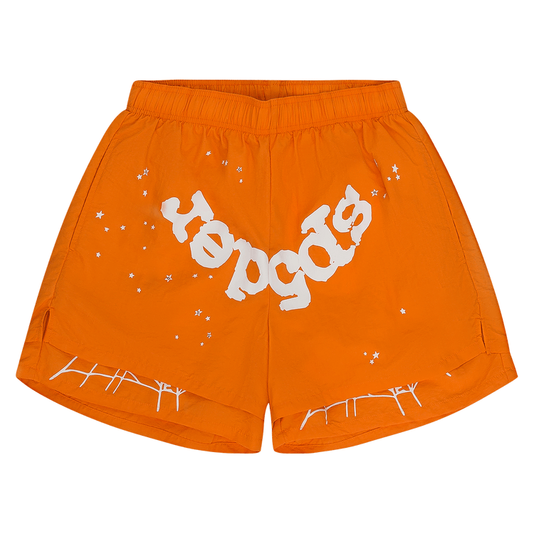 Sp5der OG Web Double Layer Short "Orange"