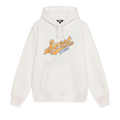 Stussy Satin Patch Oversized Hoodie "Off White"