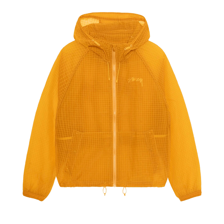 Stussy Transparent Ripstop Beach Shell "Golden Yellow"