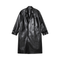 Stussy Double Breasted Trench Coat "Black"