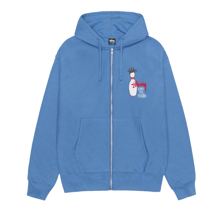 Stussy Kingpin Zip Hoodie "Pacific"