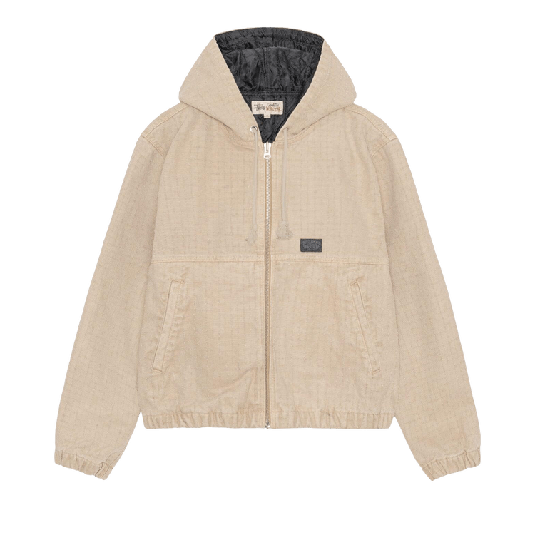 Stussy Canvas Needle Punch Work Jacket "Khaki"
