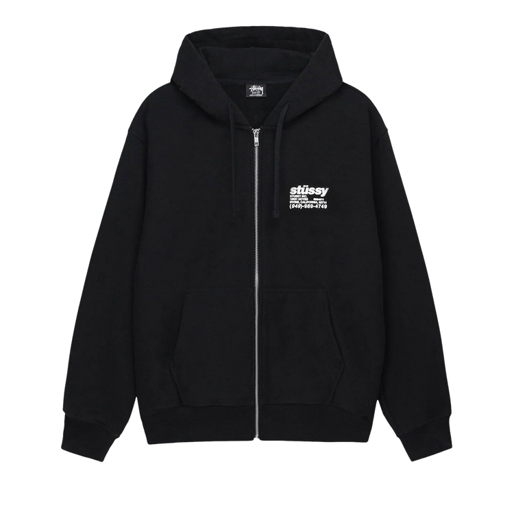 Stussy DNA Zip Hoodie "Black"
