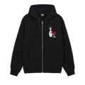 Stussy Kingpin Zip Hoodie "Black"