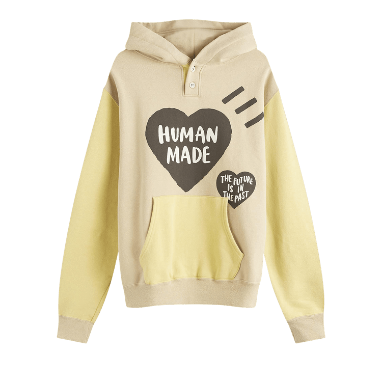 Human Made Colorblock Hoodie "Beige"