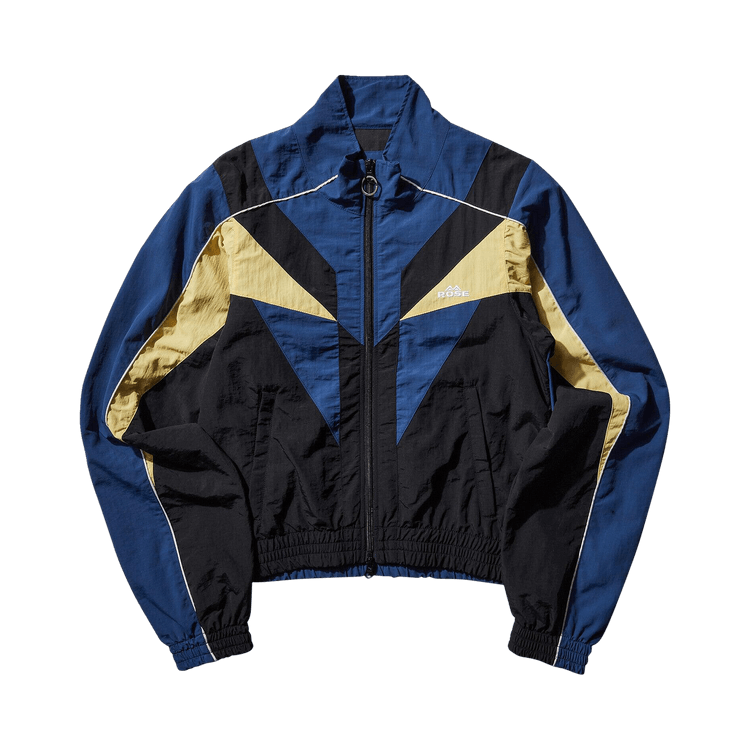 Martine Rose Shrunken Track Jacket "Black/Yellow"