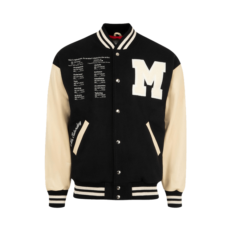 Mr. Saturday Varsity Jacket "Black"