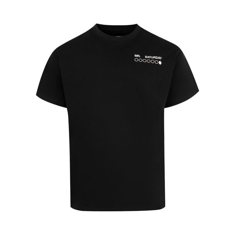 Mr. Saturday Good Luck Printed Core Tee "Black"