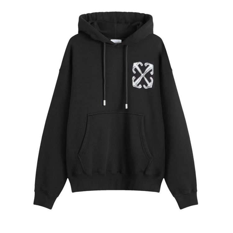 Off-White Dragon Skate Hoodie "Black/Multicolor"