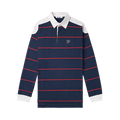 Wales Bonner City Polo Shirt "Navy/Orange"