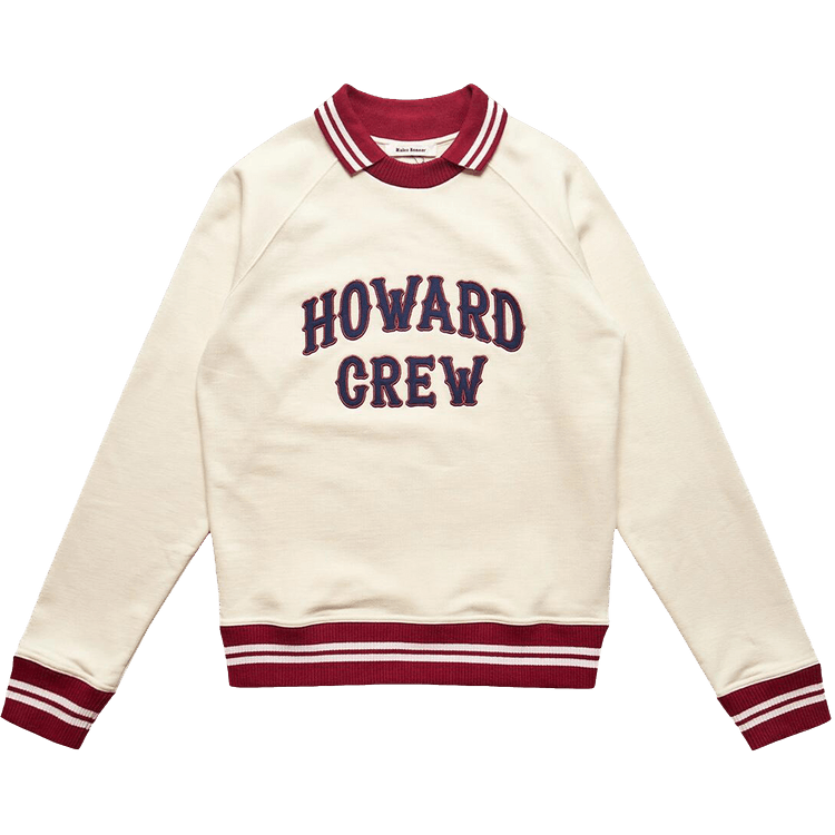 Wales Bonner Crew Jumper "Ivory/Red"