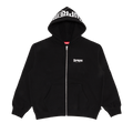 Supreme Mister Cartoon Zip Up Hooded Sweatshirt "Black"