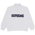 Supreme Collegiate Half Zip Pullover "Ash Grey"