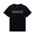 Anti Social Social Club Double Hate Tee "Black"