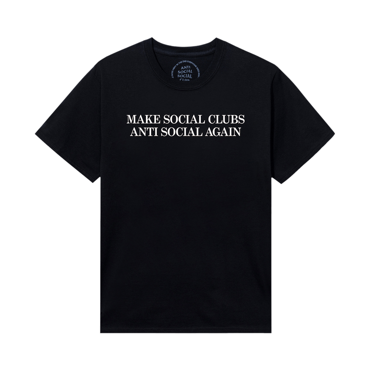 Anti Social Social Club Double Hate Tee "Black"