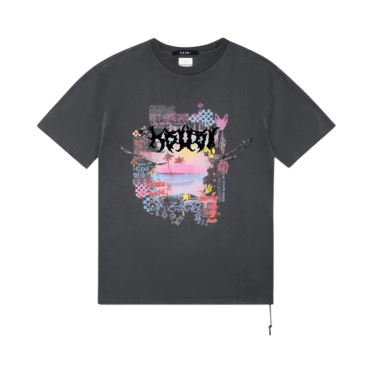 Ksubi Vandals Biggie T-Shirt "Faded Black"
