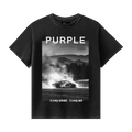 PURPLE BRAND Textured Inside Out T-Shirt "Black"