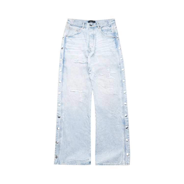 PURPLE BRAND Tearaway Vintage Jeans "Light Indigo"