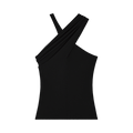 Courrèges Criss Cross Top "Black"