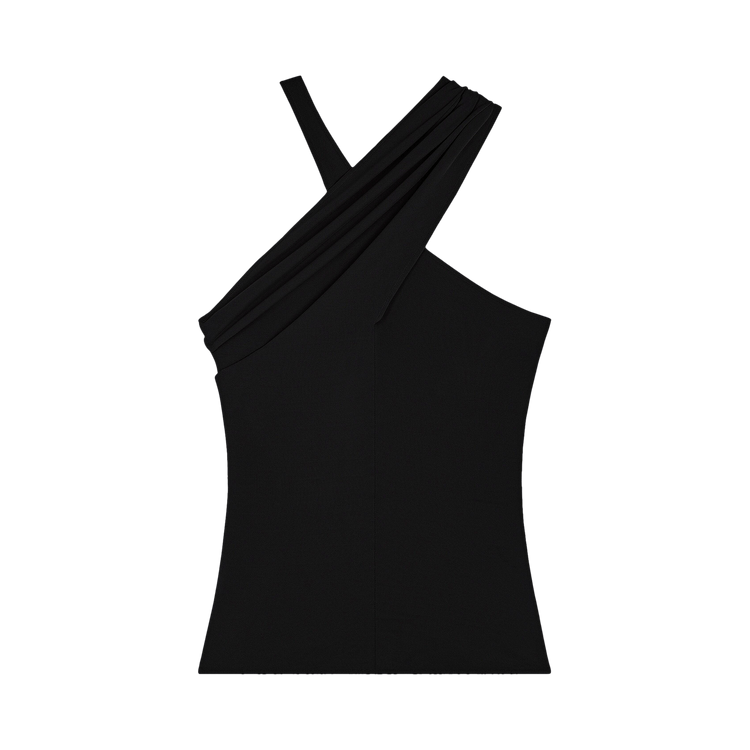 Courrèges Criss Cross Top "Black"