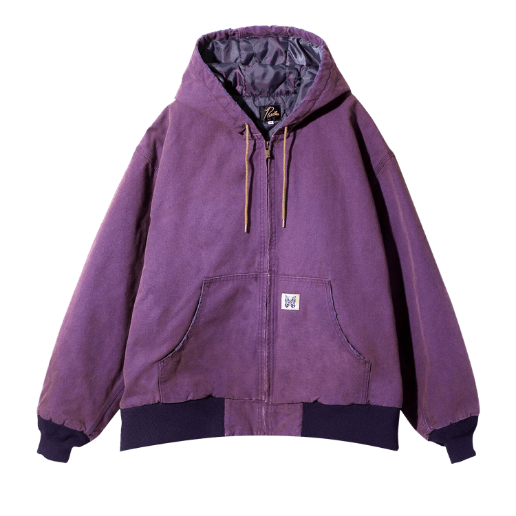 Needles Zipped Work Hoodie "Purple"
