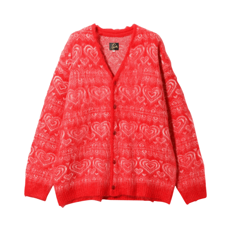 Needles Mohair Cardigan "Red"