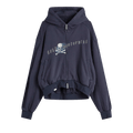 Mastermind Japan x C2H4 Profile Zip-Up Hoodie "Mist Navy"