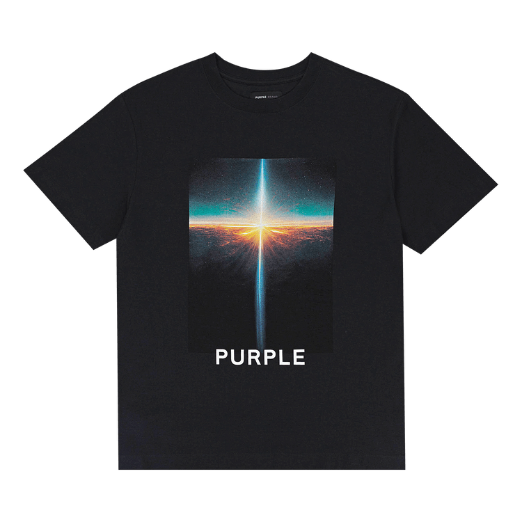 PURPLE BRAND Textured Jersey Tee "Black"