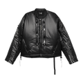 Acronym Padded Coated-Shell Bomber Jacket "Black"