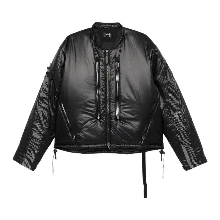 Acronym Padded Coated-Shell Bomber Jacket "Black"
