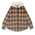 Satoshi Nakamoto Other Scenes Shattered Glass Hoodie "Brown"