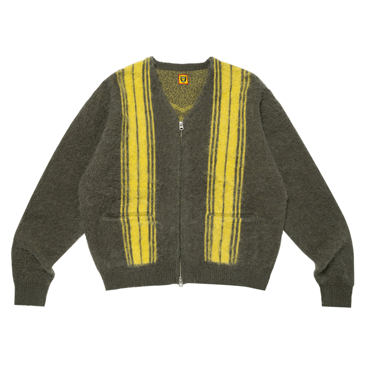Human Made Zip-Up Cardigan "Green"