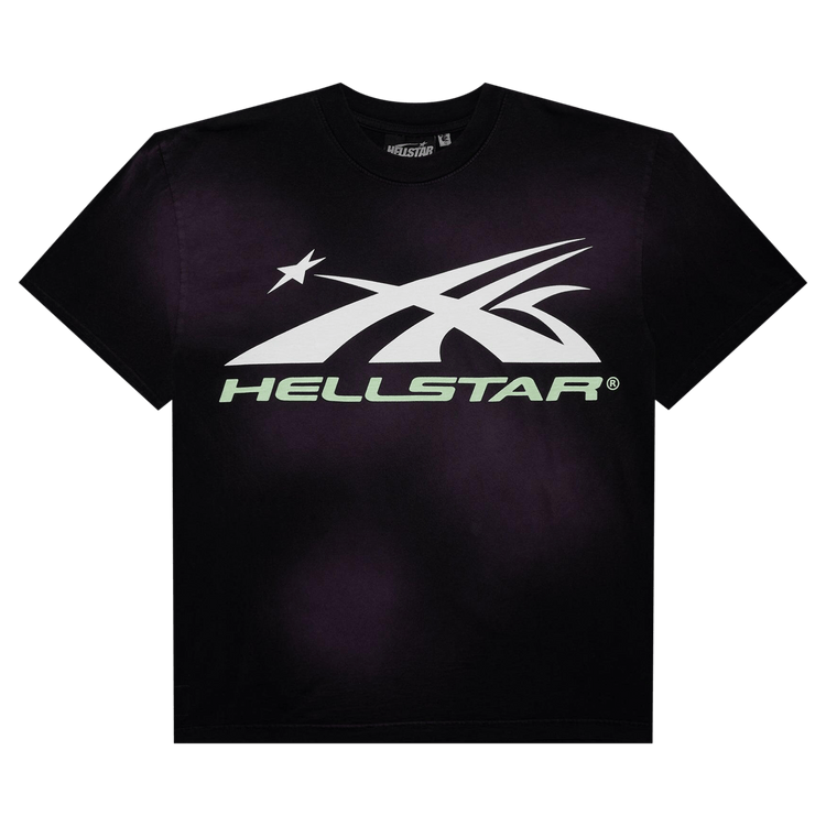 Hellstar Glow in the Dark Sports Logo T-Shirt "Purple"