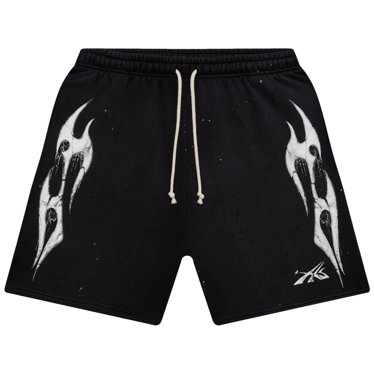 Hellstar Spiderweb Sport Logo Shorts "Black"