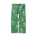 Bode Football Silhouette Pajama Pants "Green/Cream"