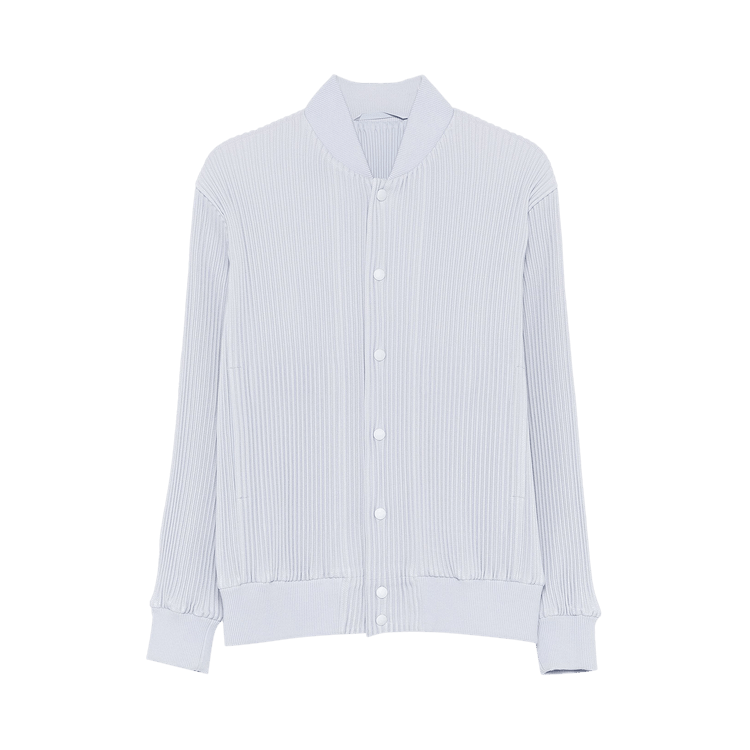 Homme Plissé Issey Miyake Kersey Pleats Blouson "Blue/Grey"