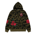 BAPE x Anti Social Social Club Full Zip Hoodie "Green"