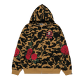 BAPE x Anti Social Social Club Full Zip Hoodie "Yellow"
