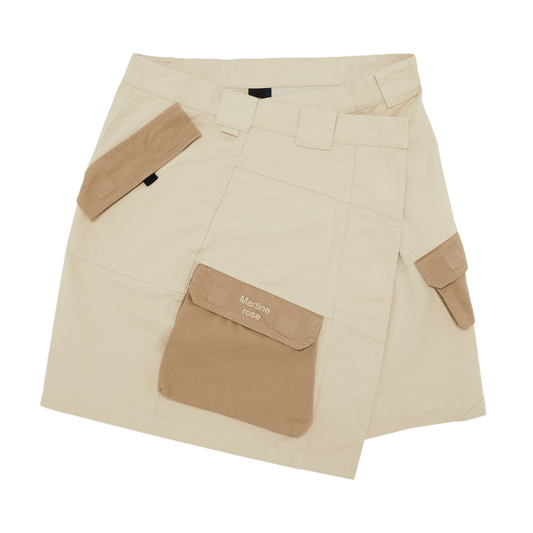 Martine Rose Wrap Cargo Skirt "Beige"