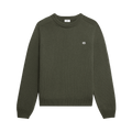 CELINE Triomphe Crewneck Sweater "Khaki"