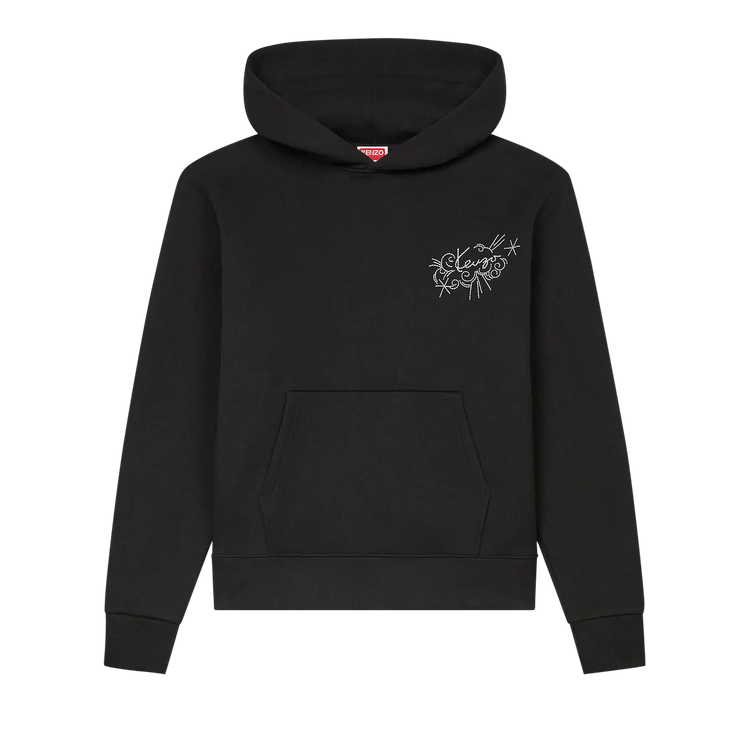 Kenzo Gots Star Tiger Embroidered Classic Hoodie "Black"