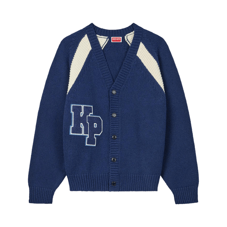 Kenzo Paris Varsity Cardigan "Dark Blue"