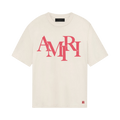 Amiri Staggered Tee Beige "Cream"