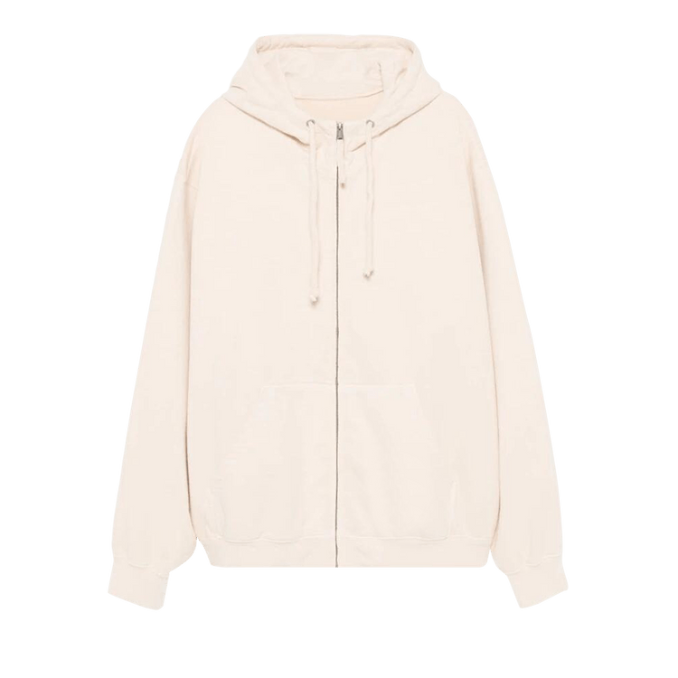 Maison Margiela Logo Embroidered Hoodie "Beige"