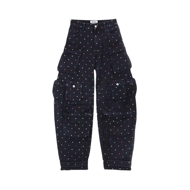 The Attico Fern Cargo Pants "Black"